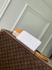 Louis Vuitton Zippy Wallet Blue 19.5x10.5x2.5cm - 3