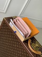 Louis Vuitton Zippy Wallet Blue 19.5x10.5x2.5cm - 2