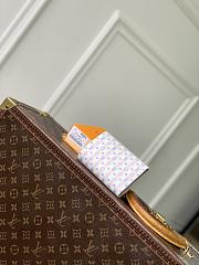 Louis Vuitton Victorine Wallet Stamp Blue 12x9.5x2.5cm - 2