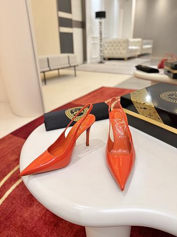 Christian Louboutin Miss Z Sling Back orange