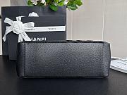 Chanel Shopping Tote Bag Black Caviar Silver 34cm - 2