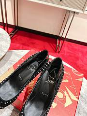 Christian Louboutin Duvette Spikes 100 blackl suede pumps - 3