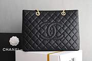 Chanel Black Caviar Tote - 34*24*12cm - 1