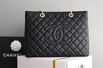 Chanel Black Caviar Tote - 34*24*12cm