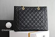 Chanel Black Caviar Tote - 34*24*12cm - 3