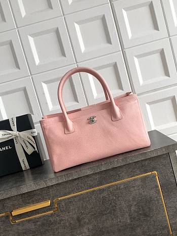 Chanel Shopping Tote Pink Caviar 32x17.5x13cm