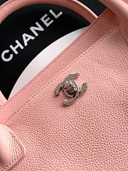 Chanel Shopping Tote Pink Caviar 32x17.5x13cm - 5