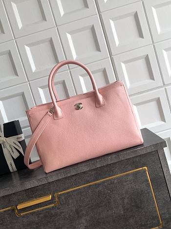Chanel Shopping Tote Pink Caviar 36x24x14cm