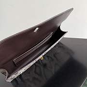 Bottega Veneta Andiamo clutch python 31x13x3cm - 3