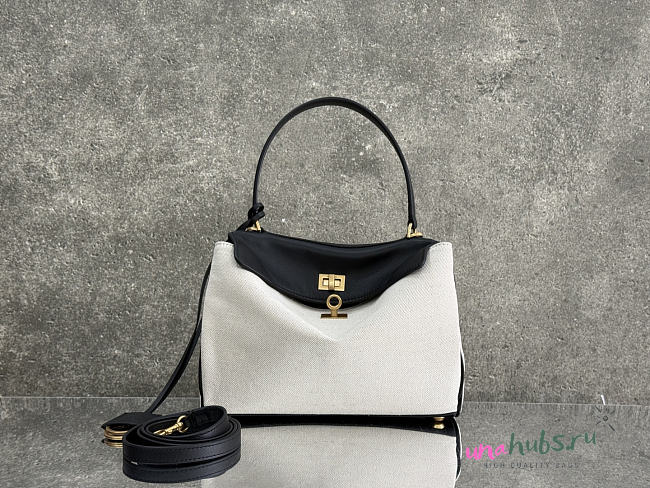 Balenciaga Rodeo Handbag Small canvas and black 27x20x10cm - 1