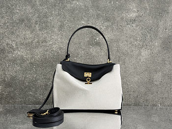 Balenciaga Rodeo Handbag Small canvas and black 27x20x10cm