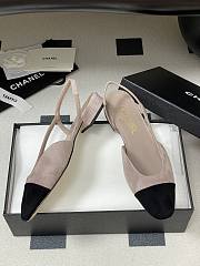 Chanel Slingback Suede Flat - 4