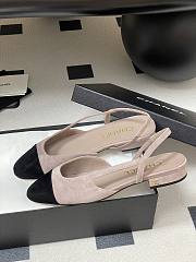 Chanel Slingback Suede Flat - 2