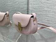 Dior Medium Médaillon Flap Bag Pink Calfskin 23x16x6.5cm - 2
