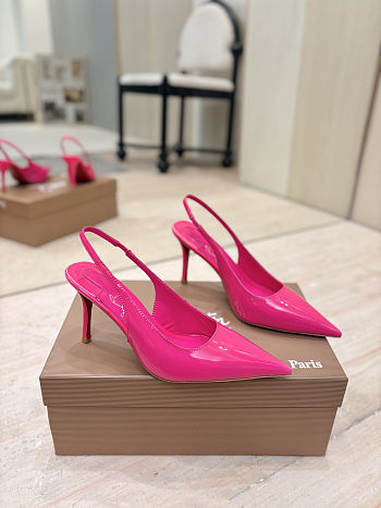 Christian Louboutin Miss Z Sling back Fuchsia