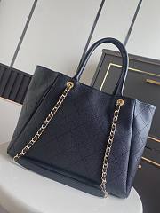 Chanel Shopping Bag Caviar Gold Black 39x26x15cm - 3