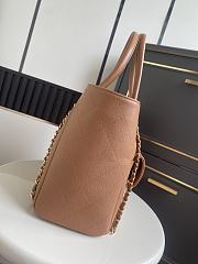 Chanel Shopping Bag Caviar Gold Brown 39x26x15cm - 2
