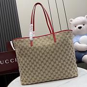 Gucci Tribeca large tote bag Sand and dark brown 38x29.5x13cm - 3