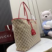 Gucci Tribeca large tote bag Sand and dark brown 38x29.5x13cm - 2