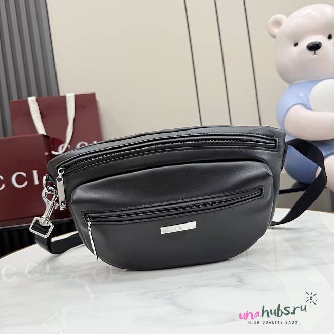 Gucci Tag medium crossbody bag black 30x16x5cm - 1