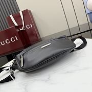 Gucci Tag medium crossbody bag black 30x16x5cm - 5
