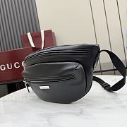 Gucci Tag medium crossbody bag black 30x16x5cm - 4