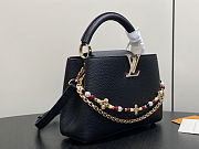 Louis Vuitton Capucines BB Black 27x19x9cm - 4