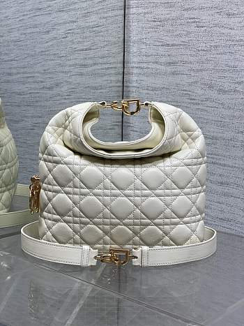 Dior Toujours Hobo Silhouette white 27x24x9cm