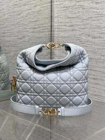 Dior Toujours Hobo Silhouette blue 27x24x9cm