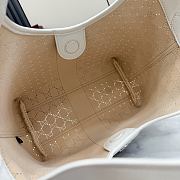 Gucci Giglio small tote bag White perforated 25x20x15cm - 4