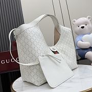 Gucci Giglio large tote bag white perforated 60x47x16cm - Unahubs - 4