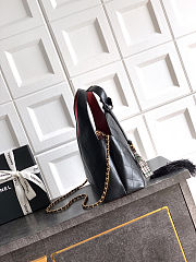 Chanel Shopping bag Calfskin Gold Black 32x31x11cm - 3