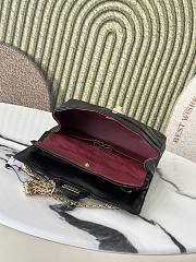 Chanel Small Reissue 2.55 Flap Bag Black Lambskin Gold 24x16x7.5cm - 5