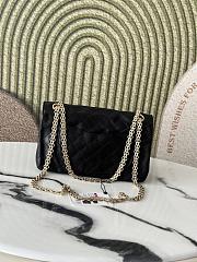 Chanel Small Reissue 2.55 Flap Bag Black Lambskin Gold 24x16x7.5cm - 2