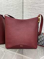 Dior Medium Médaillon Bucket Bag burgundy 26.5x26x15cm - 4