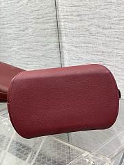 Dior Medium Médaillon Bucket Bag burgundy 26.5x26x15cm - 3