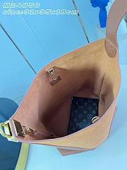 Louis Vuitton Low Key Hobo MM Bag Cognac Brown 31x35x18cm - 5