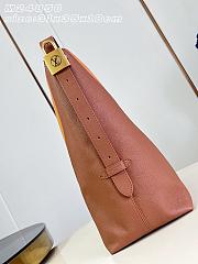 Louis Vuitton Low Key Hobo MM Bag Cognac Brown 31x35x18cm - 4