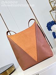 Louis Vuitton Low Key Hobo MM Bag Cognac Brown 31x35x18cm - 3