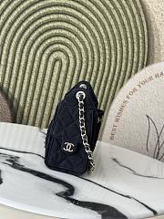 Chanel 25 Mini Handbag Denim Dark Blue 22x20x12.5cm - 2