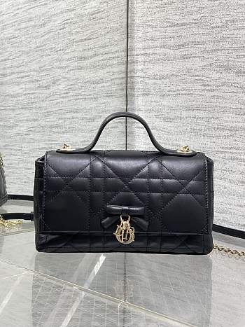 Dior My Tender Top Handle Mini Bag Black 21x11.5x7cm 