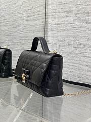 Dior My Tender Top Handle Mini Bag Black 21x11.5x7cm  - 3