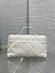 Dior My Tender Top Handle Mini Bag White 21x11.5x7cm - 3