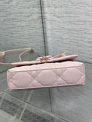 Dior My Tender Top Handle Mini Bag Pink 21x11.5x7cm - 4