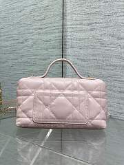 Dior My Tender Top Handle Mini Bag Pink 21x11.5x7cm - 2