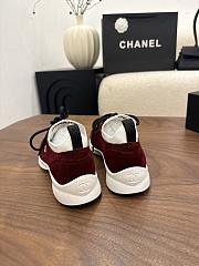 Chanel Burgundy Sneaker - 2