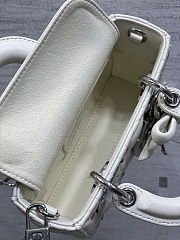 Dior Dioramour Lady D-Joy Micro Bag White 16x5.5x10cm - 4