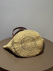 YSL Panier raffia bucket bag 44x22x22cm - 3
