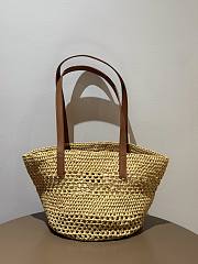 YSL Panier raffia bucket bag 44x22x22cm - 2