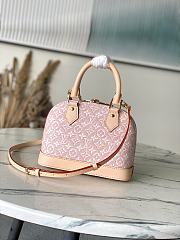 Louis Vuitton Alma Pink BB 23.5x17.5x11.5cm - 3